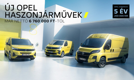 Új Opel haszonjárművek