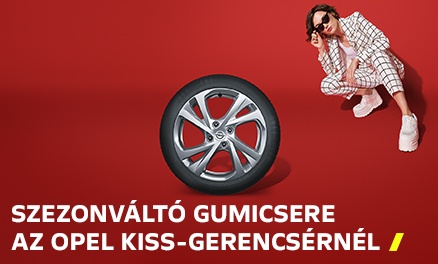 Szezonváltó gumicsere az Opel Kiss-Gerencsérnél