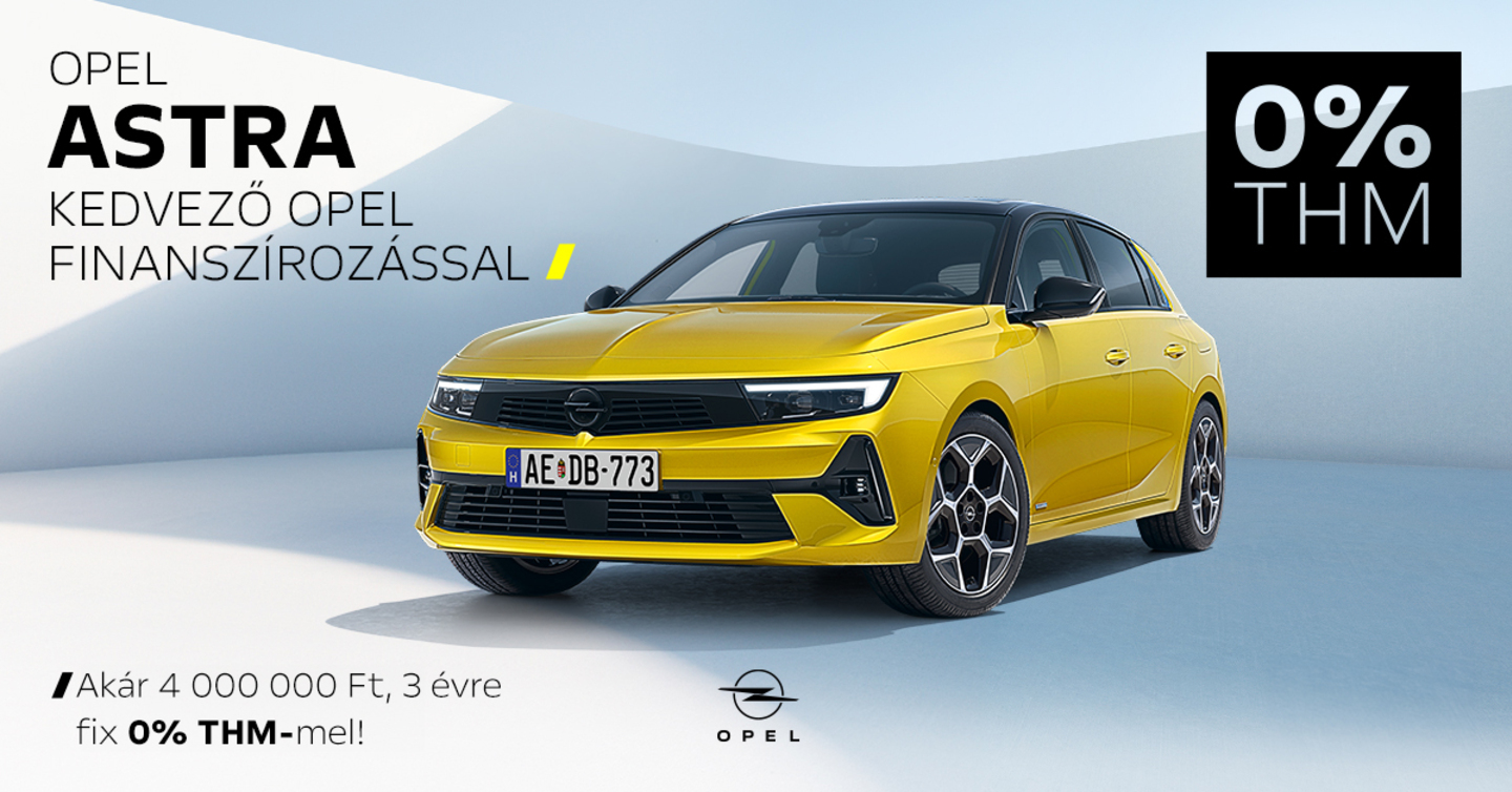 Opel Astra, Opel finanszírozással